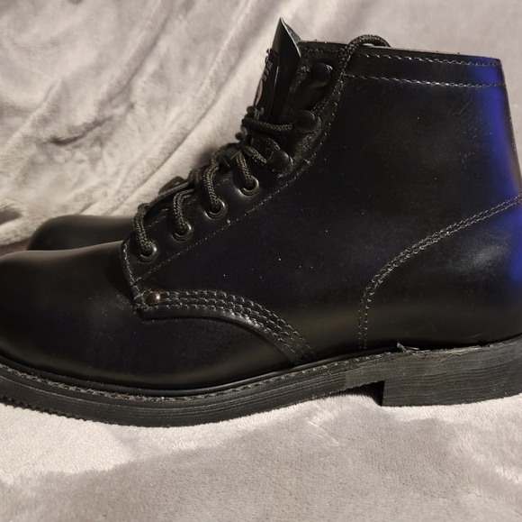 Carolina Steel Toe Oil Resistant Leather Men's Work Boots Sz 8 - Picture 3 of 10